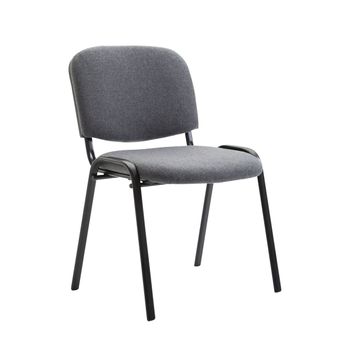 Clp Silla De Conferencia Ken V2 En Tela Gris 53x53x83 Cm