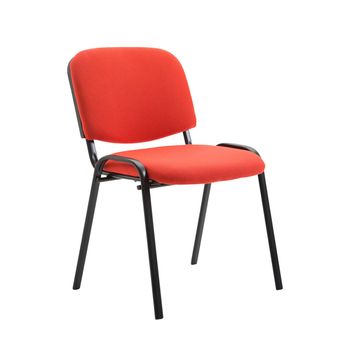 Clp Silla De Conferencia Ken V2 En Tela Rojo 53x53x83 Cm