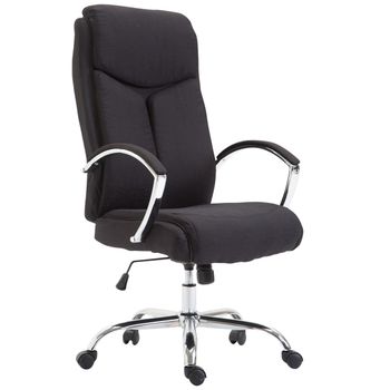 Clp Silla De Oficina Xl Vaud En Tela Negro 73x65x Cm