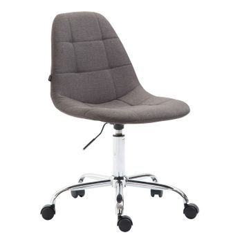 Clp Silla De Oficina Reims En Tela Gris Oscuro 56x47x Cm