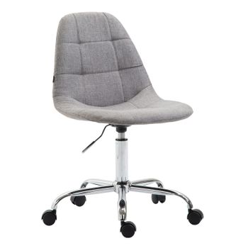 Clp Silla De Oficina Reims En Tela Gris 56x47x Cm