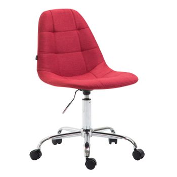 Clp Silla De Oficina Reims En Tela Rojo 56x47x Cm