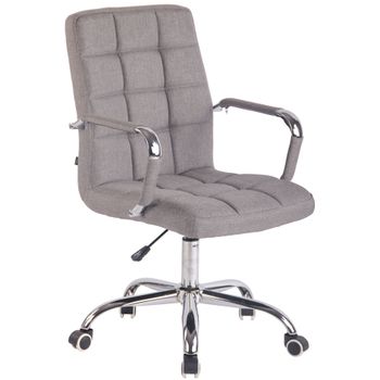 Clp Silla De Oficina Deli En Tela Gris 62x56x Cm