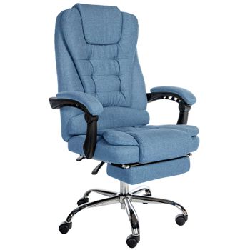 Clp Silla De Oficina Oxygen Tela Azul 68x67x115 Cm