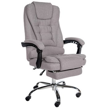 Clp Silla De Oficina Oxygen Tela Gris 68x67x115 Cm