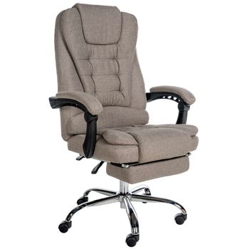 Clp Silla De Oficina Oxygen Tela Gris Topo 68x67x115 Cm