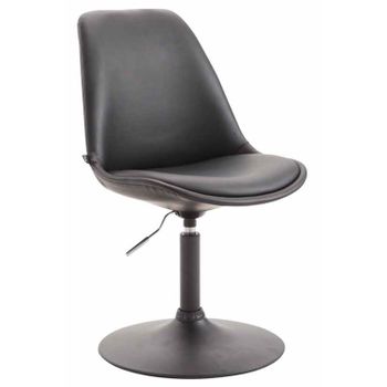 Clp Silla De Comedor Maverick Simil Cuero Negro 57x48x76 Cm