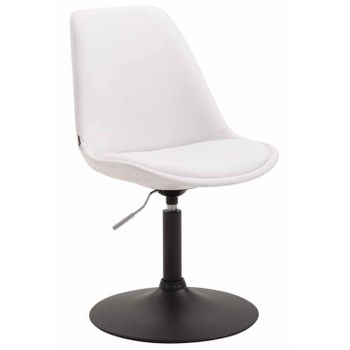 Clp Silla De Comedor Maverick Simil Cuero Blanco 57x48x76 Cm