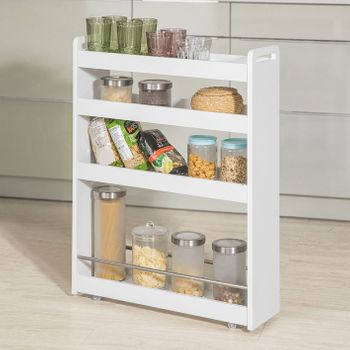 Carrito De Cocina Con Piso De Acero Bambú L66xp46xa91cm con Ofertas en  Carrefour