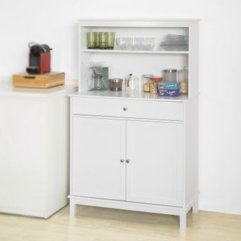 Mueble Auxiliar Cocina Alto Atenas 140.5 CM A X 45 CM An X 40 CM P. Duna /  Blanco