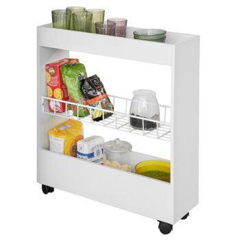 Carrito De Cocina Con Piso De Acero Bambú L66xp46xa91cm con Ofertas en  Carrefour