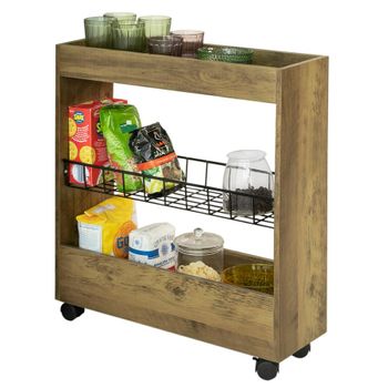 Carrito De Cocina Estrecho Con Ruedas - Temu Chile