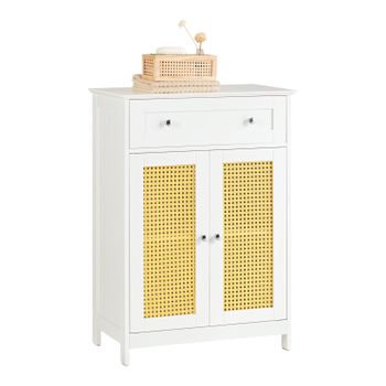 Mueble para Baño Leoben - 80 x 15 x 15 cm - Armario con puerta y Soporte  para