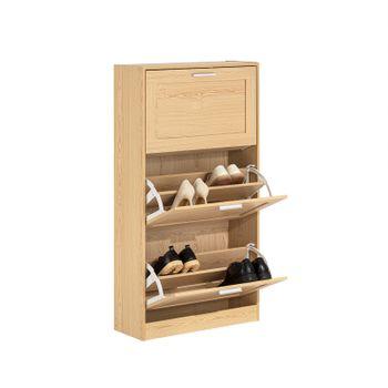 Banco Zapatero con 1 Cajón Organizador para Zapatos 62 x 26 x 46