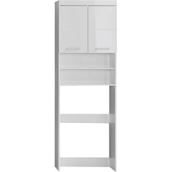 Armario Para Lavadora Kelia Blanco Brillante 63 Cm