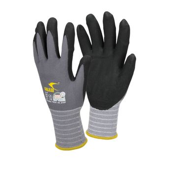 Guantes Trabajo Piel FLOR 8 Con Colgador (Par)