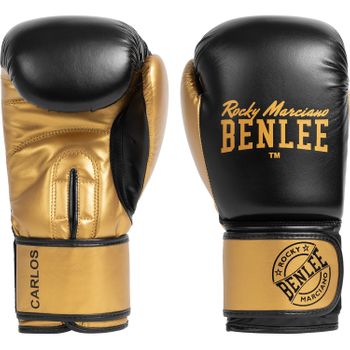 Guantes De Boxeo Benlee Carlos 14 Oz Negro/oro