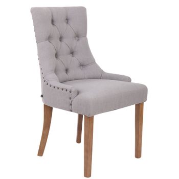 Clp Silla De Comedor Aberdeen En Tela Gris 58x55x92 Cm