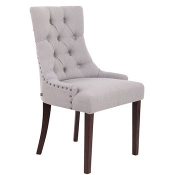 Clp Silla De Comedor Aberdeen En Tela Gris 58x55x92 Cm