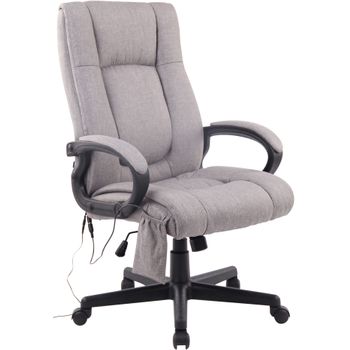 Clp Silla De Oficina Sparta Xm Con Función De Masaje Tela Gris 70x66x Cm