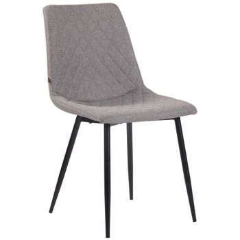 Clp Silla De Comedor Telde Tela Gris 57x45x83 Cm