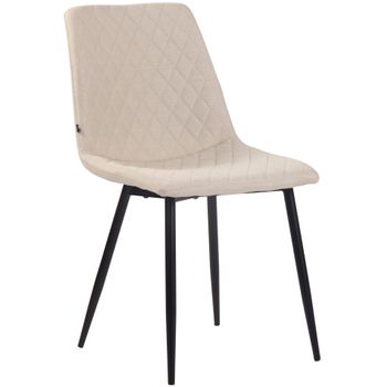 Clp Silla De Comedor Telde Tela Crema 57x45x83 Cm