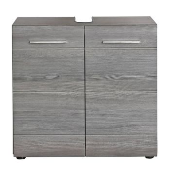 Armario De Lavabo Line Color Plata Ahumado Trendteam