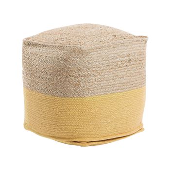 Puf Cuadrado Reposapiés Con Relleno Eps Funda De Algodón Patrón Mullido  Floral Beige Multan - Beige con Ofertas en Carrefour