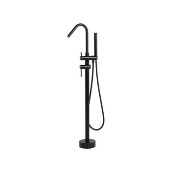 Grifo Independiente Para Bañera O Ducha Negro Mate Estilo Moderno Victoria - Negro