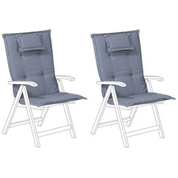 Cojines Nel Para Sofá O Sillones De Jardín En Ratán, R1 50x50 Flores  Blancas con Ofertas en Carrefour