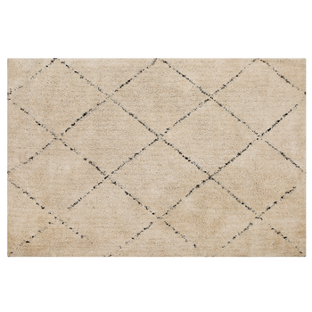 Alfombra Beige/negro 160x230 Cm Mutki