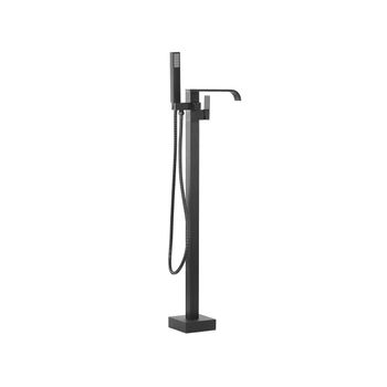 Grifo Mezclador Para Baño Independiendo Cromado Negro Mate Estilo Moderno Niagara - Negro