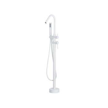 Grifo Independiente Para Bañera O Ducha Blanco Mate Estilo Moderno Victoria - Blanco