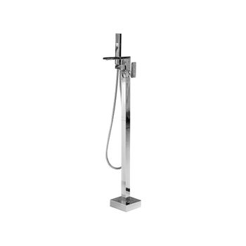 Grifo Mono Mando De Baño Plateado Cromo Independiente 118 Cm Accesorios De Baño Modernos Boyoma - Plateado