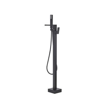 Grifo Mono Mando De Baño Negro Mate Independiente 118 Cm Accesorios De Baño Modernos Boyoma - Negro