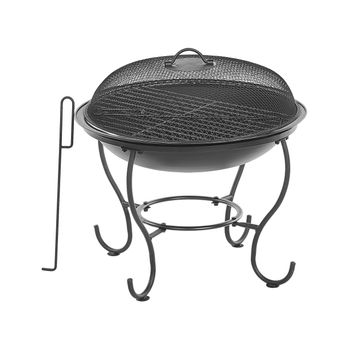 Cocina Exterior De Metal Negro Plateado 90 Cm Acero Inoxidable Estantes  Fregadero Vilama - Negro con Ofertas en Carrefour