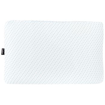 Almohada Visco Elástica Blanca Rectangular 55 X 35 Cm Dureza H2 Ortopédica Transpirable Muir - Blanco