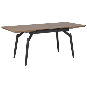 Mesa De Comedor Extensible Negra/dorada 160/200x80 Cm California con  Ofertas en Carrefour