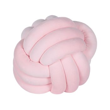 Cojín Decorativo Almohada Nudo Rosa 30 X 30 Cm Accesorios Decorativos Malni - Rosa