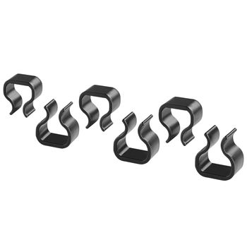 Conjunto De 2 Conectores Clips Negros Para Muebles De Jardín De Ratán Rieti - Negro