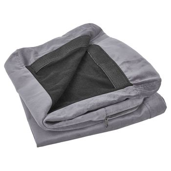 Funda De Sofá Con Lazos Beret, 4 Plazas 210 - 240 Cm. Gris Claro Estoralis  con Ofertas en Carrefour