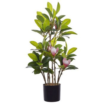 Outsunny Árbol de Ficus Artificial de 145 cm de Altura 756 Hojas