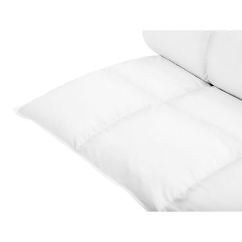 Edredón Blanco Algodón Japara Tamaño Extra Grande 240 X 220 Cm Relleno Plumón De Pato Dormitorio Grossglockner - Blanco