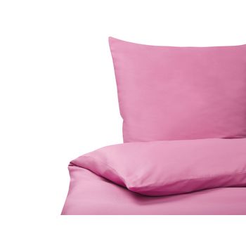 Conjunto De Fundas De Algodón Rosa Edredón Funda De Almohada 200 X 220 Cm Moderno Elegante Dormitorio Harmonridge - Rosa