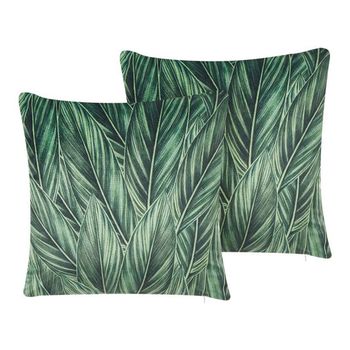 Cojines de terciopelo 60x60 cm verde 2 unidades - referencia Mqm-132914