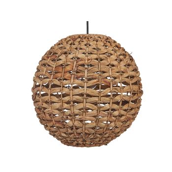 Lámpara De Techo De Cuerda De Papel Marrón 127 Cm Material Natural Boho Siwaze - Marrón