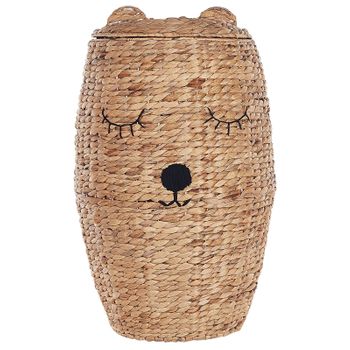 Cesta De Jacinto De Agua Natural Beige 69 Cm Oso Habitación Infantil Sambur - Natural