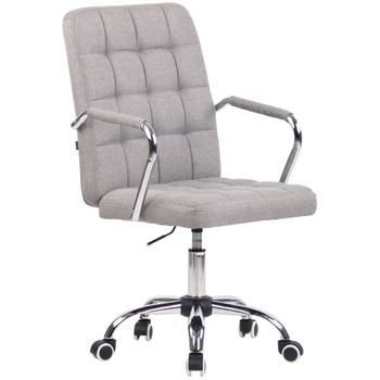 Clp Silla De Oficina Terni Tela Gris 60x56x Cm