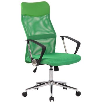 Clp Silla De Oficina Korba En Malla Microfibra Verde 64x60x Cm