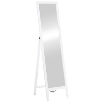 Clp Espejo De Pie Tandel Madera Blanco 45x35x137 Cm